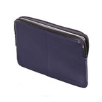 Leather Slim iPad Sleeve // Blue (iPad Mini)