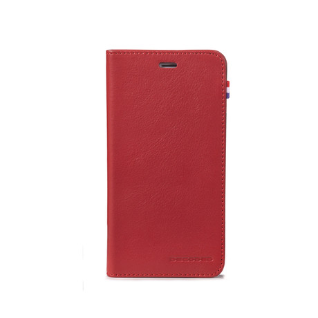 Leather Surface Wallet // Red