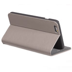 Leather Surface Wallet // Grey