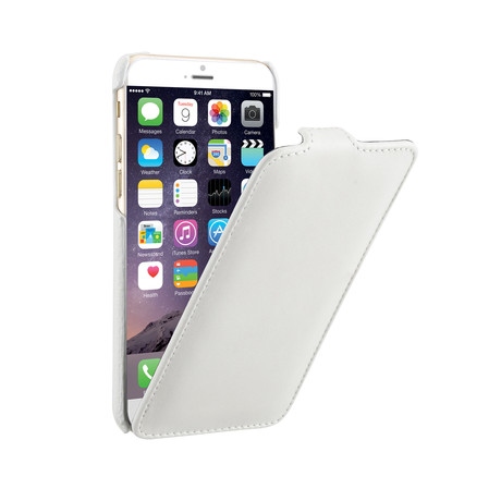 Leather Flip Case // White (iPhone 5/iPhone 5S)