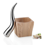 Beech Wood Mortar & Pestle