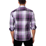 Unsimply Stitched // Gingham Button-Up // Purple (2XL)