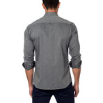 Long-Sleeve Button-Up // Steel Grey (S)
