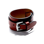 Wide Cuff Solid // Cordovan