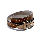 Double Wrap Perforated // Tan