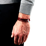 Shoestring Wrap // Cordovan