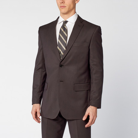 Modern Fit Sleek Suit // Black (US: 36S)