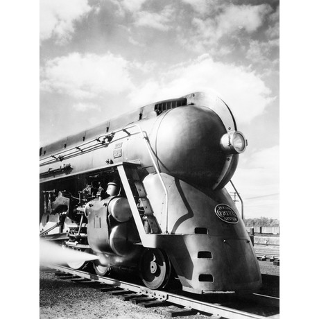 New York Central Streamlined Locomotive, 1940s (18"W x 24"H)