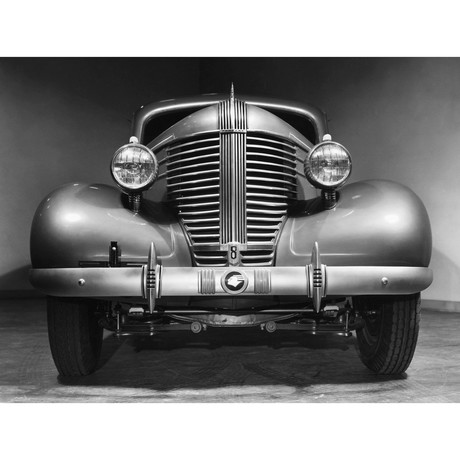 Front Grille of a 1938 Pontiac (24"W x 18"H)
