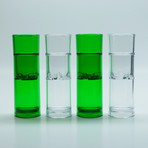 The Snapshotr // Clear + Green (Set of 4)