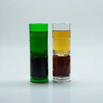 The Snapshotr // Clear + Green (Set of 4)