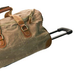 Waxed Canvas Rolling Duffle