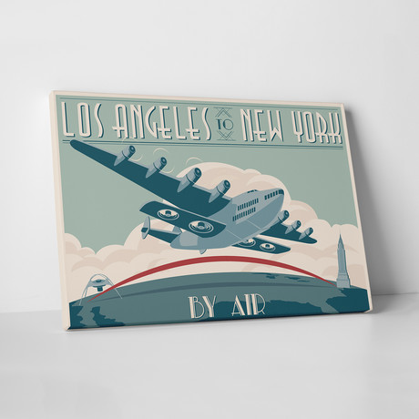 L.A. To NYC (20"W x 16"H x 0.75"D)