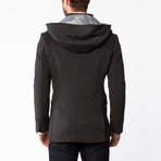 Wool Zip Overcoat // Grey (US: 36R)
