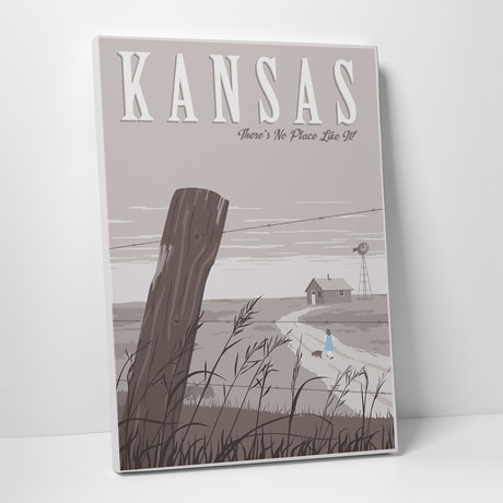 Kansas (16"W x 20"H x 0.75"D)