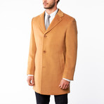 Bella Vita // Wool Button Up Overcoat // Camel (US: 44R)