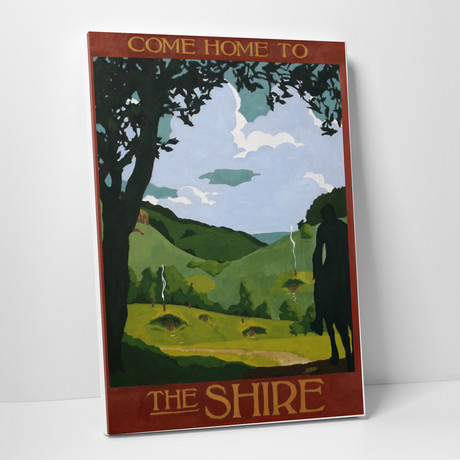 Come Home To The Shire (16"W x 20"H x 0.75"D)