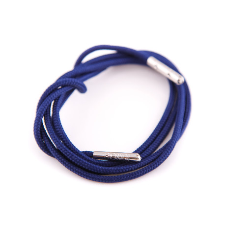 Dress Laces // Navy (Silver Tips)