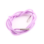Dress Laces // Lilac (Silver Tips)