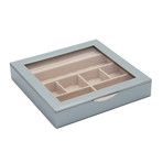 London Tray with Glass Lid (Cocoa)