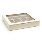 London Tray with Glass Lid (Cocoa)