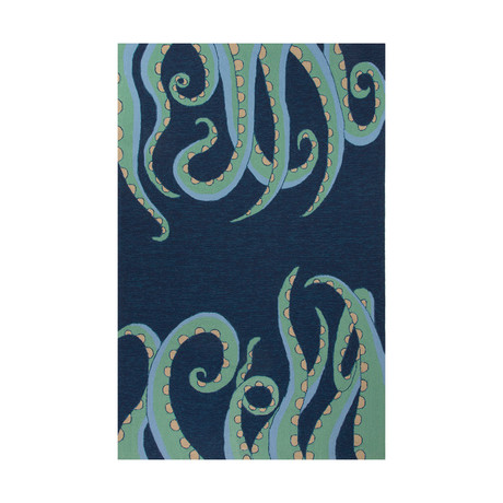 Design Campus Aquatics Area Rug // Blue + Green (2' x 3')