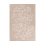 Coastal Tides Sable Area Rug // Natural + Ivory (2' x 3')