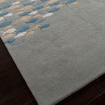 Coastal Resort Schooled Area Rug // Blue + Ivory (2' x 3')