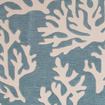 Coastal Tides Myrtle Area Rug // Blue + Ivory (2' x 3')