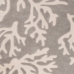 Coastal Tides Myrtle Area Rug // Gray + Ivory (2' x 3')