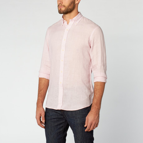 Jacob Button-Down Shirt // Parfait Pink (S)