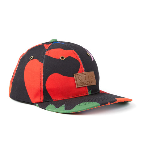 Rainbow Camo Cap // Black