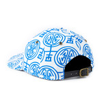 Porcelain Cap // White + Blue