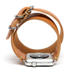 Double Wrap Apple Watchband // Camel (38mm)