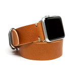 Double Wrap Apple Watchband // Camel (38mm)