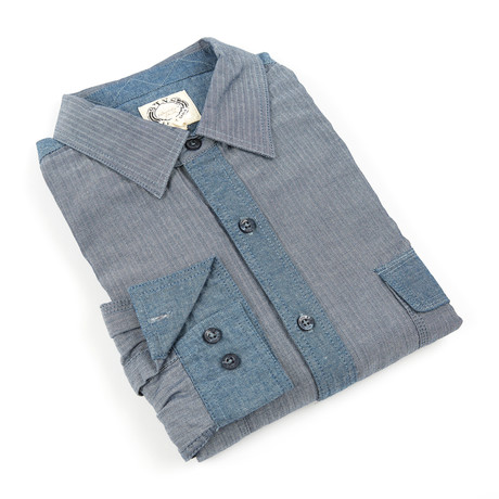 Casual Button-Up // Soft Navy (S)
