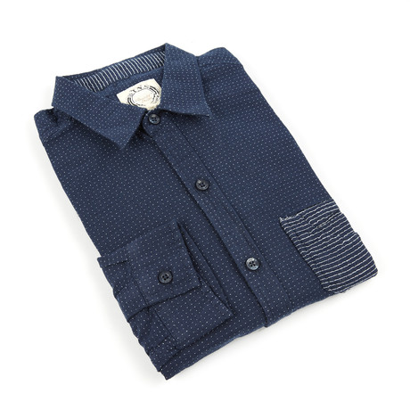 Lincoln Button-Up // Navy (S)