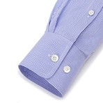 Button-Up Dress Shirt // Purple Stripe (Tailored 15 Neck, 32-33 Sleeve)