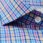 Button-Up Dress Shirt // Multi-Color Check (Tailored 15 Neck, 32-33 Sleeve)