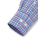 Button-Up Dress Shirt // Multi-Color Check (Tailored 15 Neck, 32-33 Sleeve)