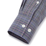 Button-Up Dress Shirt // Navy Glen Plaid (Tailored 15 Neck, 32-33 Sleeve)