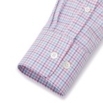 Button-Up Dress Shirt // Pastel Check (Tailored 15 Neck, 32-33 Sleeve)