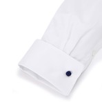 Button-Up French Cuff Dress Shirt // White Sea Island Twill (Tailored 15 Neck, 32-33 Sleeve)