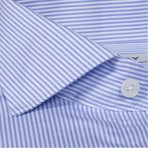 Button-Up Dress Shirt // Sky Blue Bengal (Tailored 15 Neck, 32-33 Sleeve)