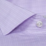 Button-Up Dress Shirt // Purple Plaid (Tailored 15 Neck, 32-33 Sleeve)