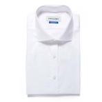 Button-Up Non-Iron Dress Shirt // White Twill (Traditional 15 Neck, 32-33 Sleeve)