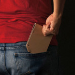 Handcrafted Leather Wallet (Khaki)