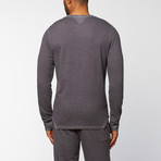 Terry V-Notch Crew // Graphite (XL)