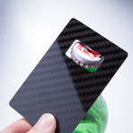 Carbon Fiber Credit Card Bottle Opener