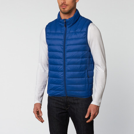 Brooklyn Packable Down Vest // True Blue (S)